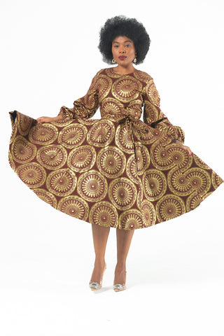 MARIAMA GOLD DRESS