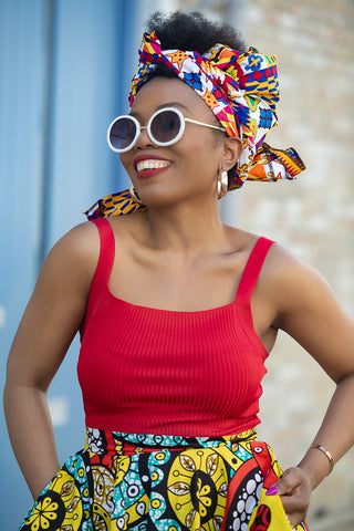 ABIBA KENTE HEADWRAP