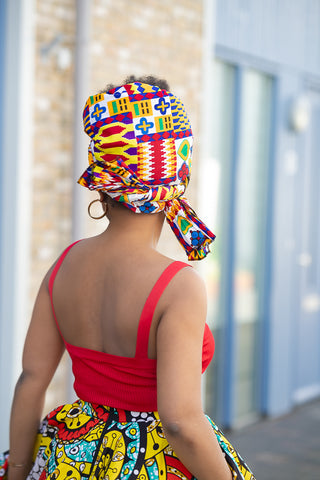 ABIBA KENTE HEADWRAP