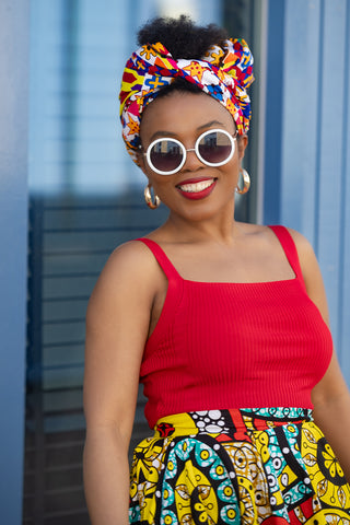 ABIBA KENTE HEADWRAP