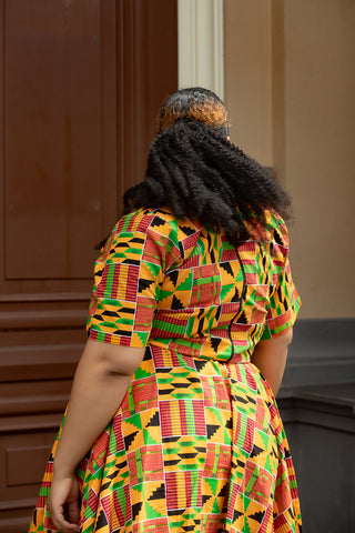 TEJU KENTE SKIRT SET