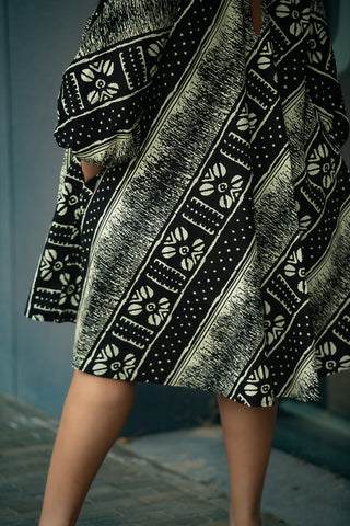 OSEYE TRIBAL PRINT DRESS