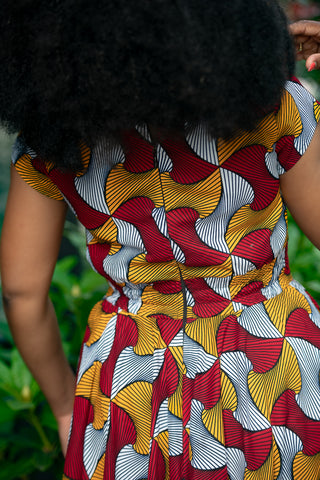 MARIGOLD FLARE DRESS