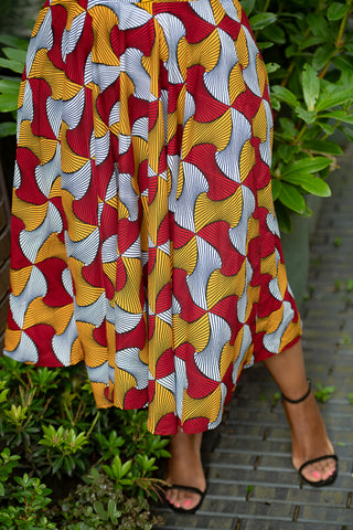 MARIGOLD FLARE DRESS