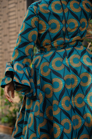 MKALI LONG SLEEVE DRESS