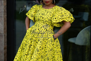 Adesua Yellow Dress