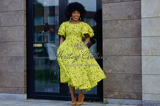 Adesua Yellow Dress