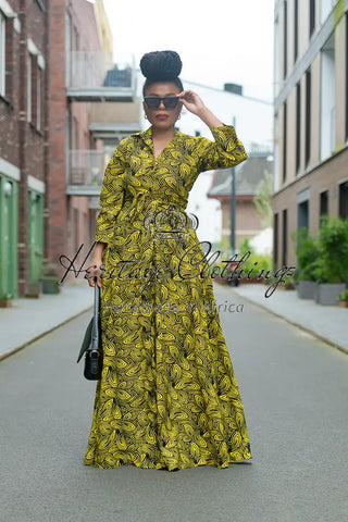 Amahle Yellow Dress Dresses