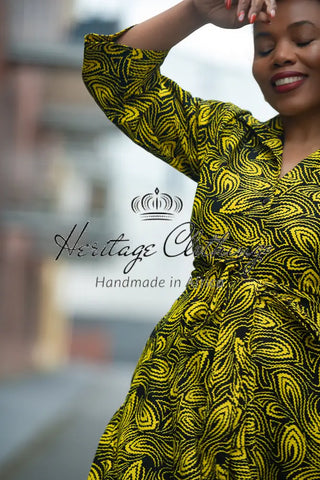 Amahle Yellow Dress Dresses