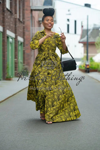 Amahle Yellow Dress Dresses