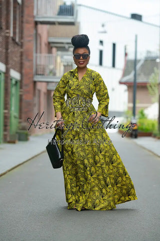 Amahle Yellow Dress Dresses