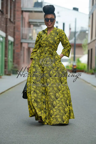 Amahle Yellow Dress Dresses