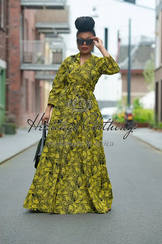 Amahle Yellow Dress Dresses