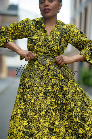 Amahle Yellow Dress Dresses