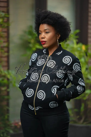 Amma Black And Red Reversal Jacket