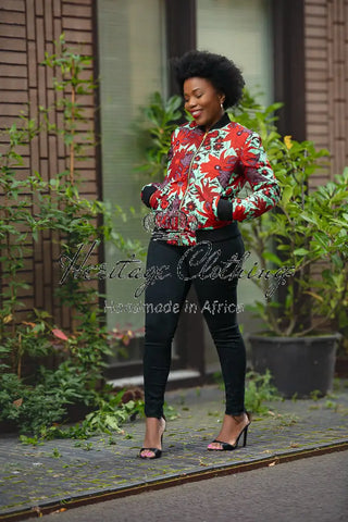 Amma Black And Red Reversal Jacket