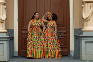 Asana Kente Maxi Dress Dresses