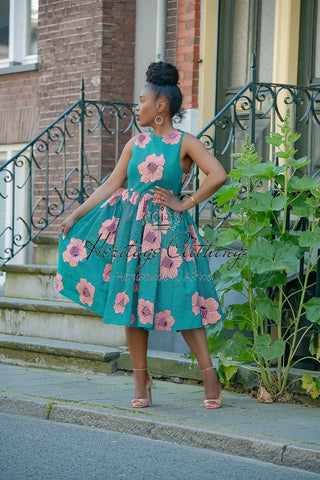 Folasade Smocked Back Floral Dress Apparel & Accessories