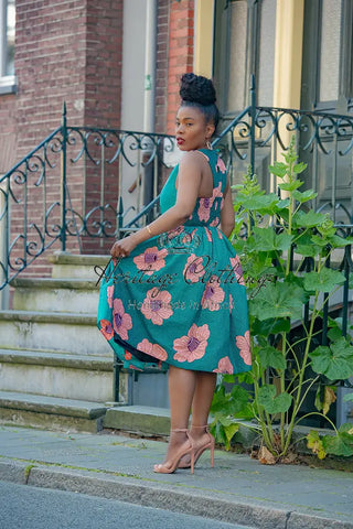 Folasade Smocked Back Floral Dress Apparel & Accessories