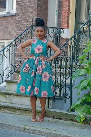 Folasade Smocked Back Floral Dress Apparel & Accessories