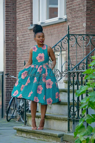 Folasade Smocked Back Floral Dress Apparel & Accessories