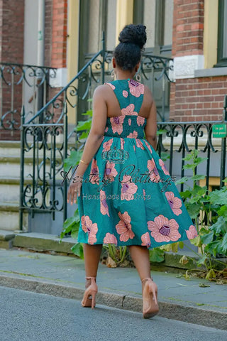 Folasade Smocked Back Floral Dress Apparel & Accessories