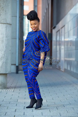 Kemi Two Piece Blue Set