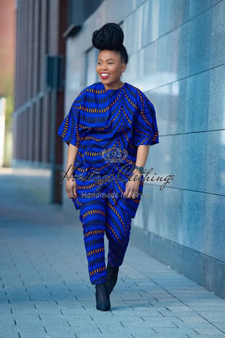 Kemi Two Piece Blue Set