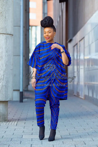 Kemi Two Piece Blue Set