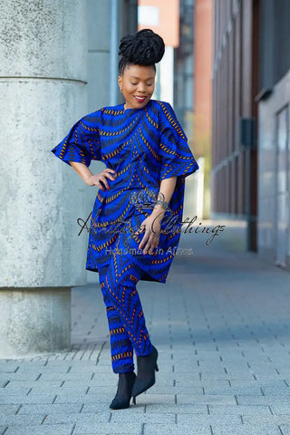 Kemi Two Piece Blue Set