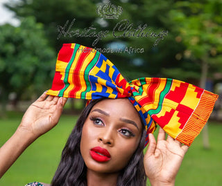 Kente African Print Wired Headwrap