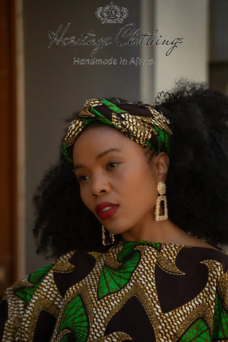 Kenya Hi Low Headwrap Accessories