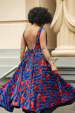 Lanira Backless Dress Apparel & Accessories