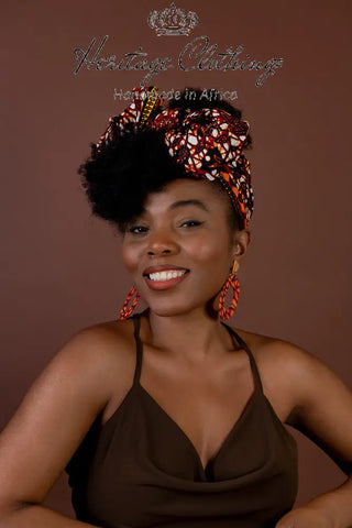 Lanre Brown Headwrap