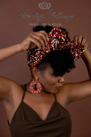 Lanre Brown Headwrap