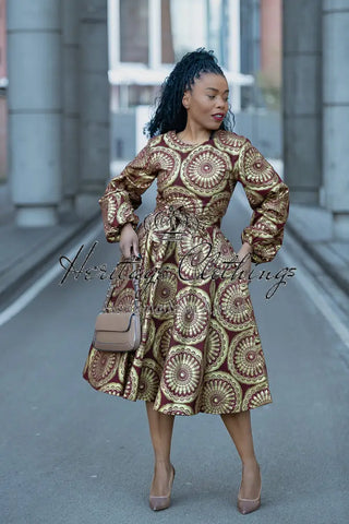 MARIAMA GOLD DRESS Dresses