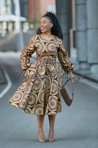 MARIAMA GOLD DRESS Dresses