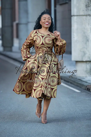 MARIAMA GOLD DRESS Dresses