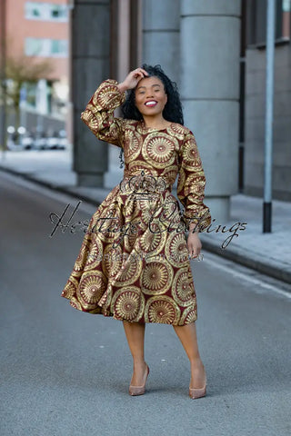 MARIAMA GOLD DRESS Dresses