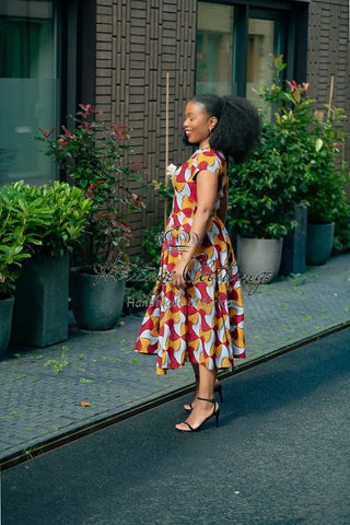 Marigold Flare Dress