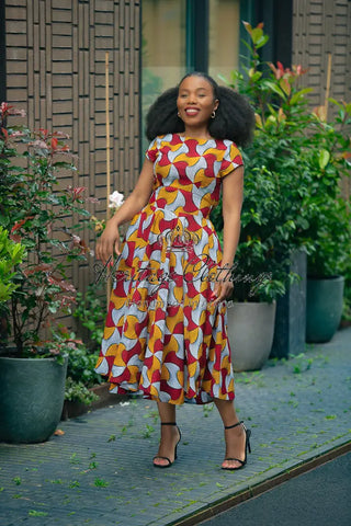 Marigold Flare Dress