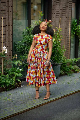 Marigold Flare Dress