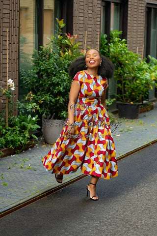 Marigold Flare Dress