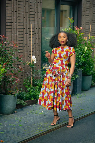 Marigold Flare Dress