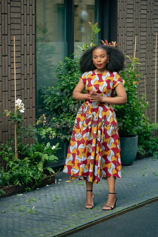 Marigold Flare Dress