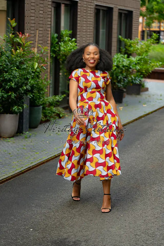 Marigold Flare Dress