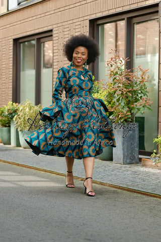 Mkali Long Sleeve Dress Dresses