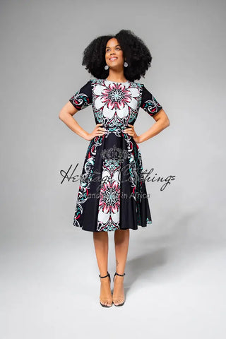 Oluchi Floral Midi Dress Dresses