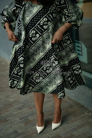 Oseye Tribal Print Dress Women’s Dress