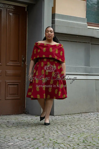 Oyin Red And Yellow Dress Dresses